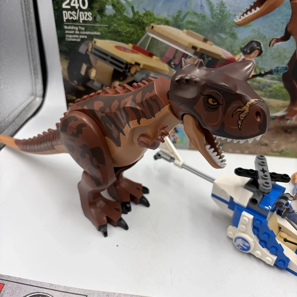 Lego Jurassic World - Carnotaurus Dinosaur Chase Set #76941 - Half Built